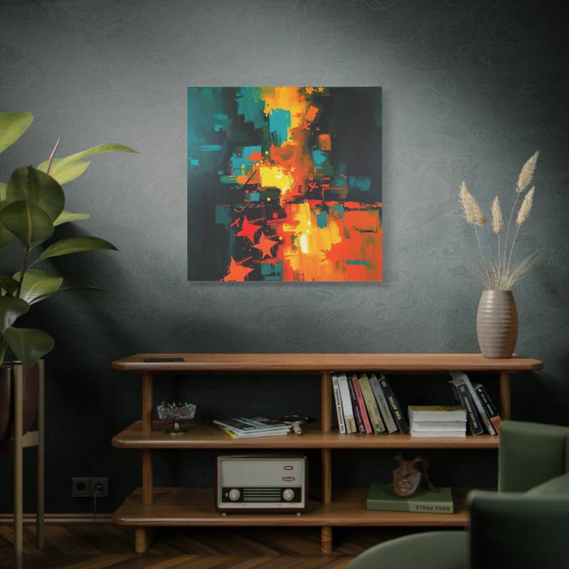 Vibrant Abstract Canvas Art - Colorful Wall Decor - Image 5