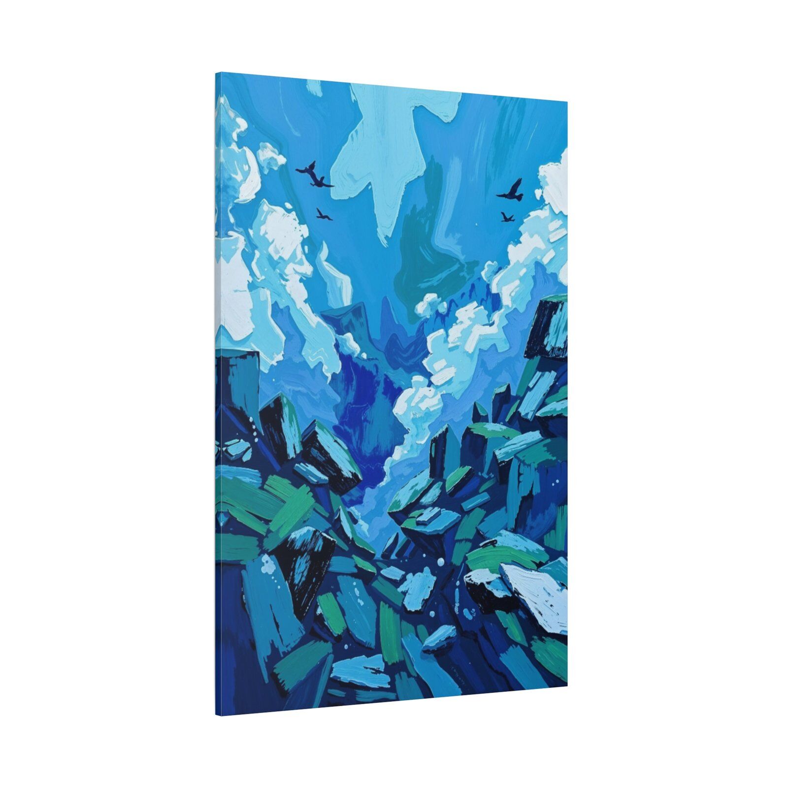 Oceanic Landscape Matte Canvas Print - Wall Art - Image 4